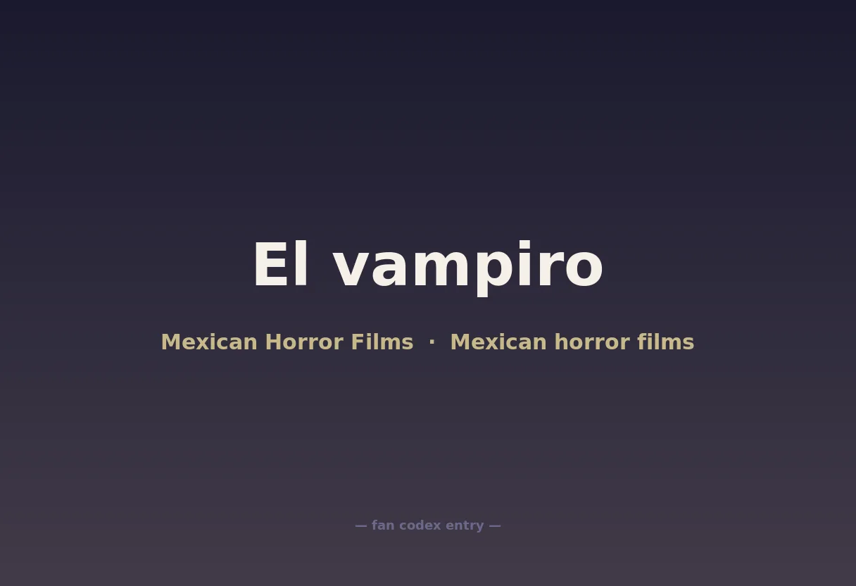 El vampiro