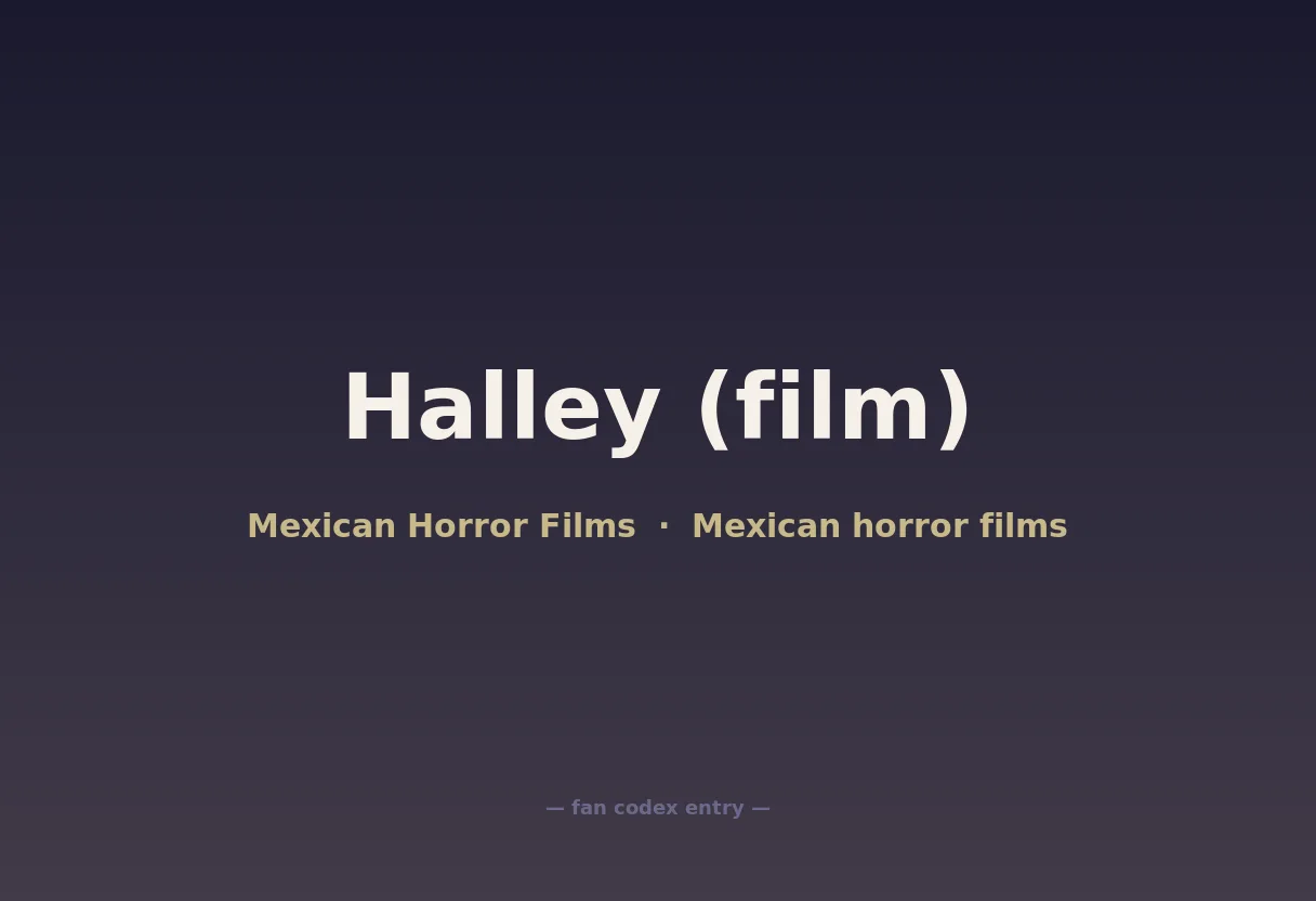 Halley (film)